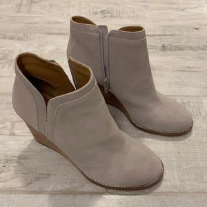 Lucky Brand Yiminia Wedge Ankle Booties
